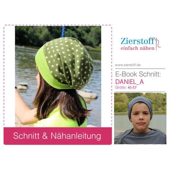 E-Book - Mütze, unisex Beanie „DANIEL & DANIELA“ – 2 Schnitte plus Wendeoptionen